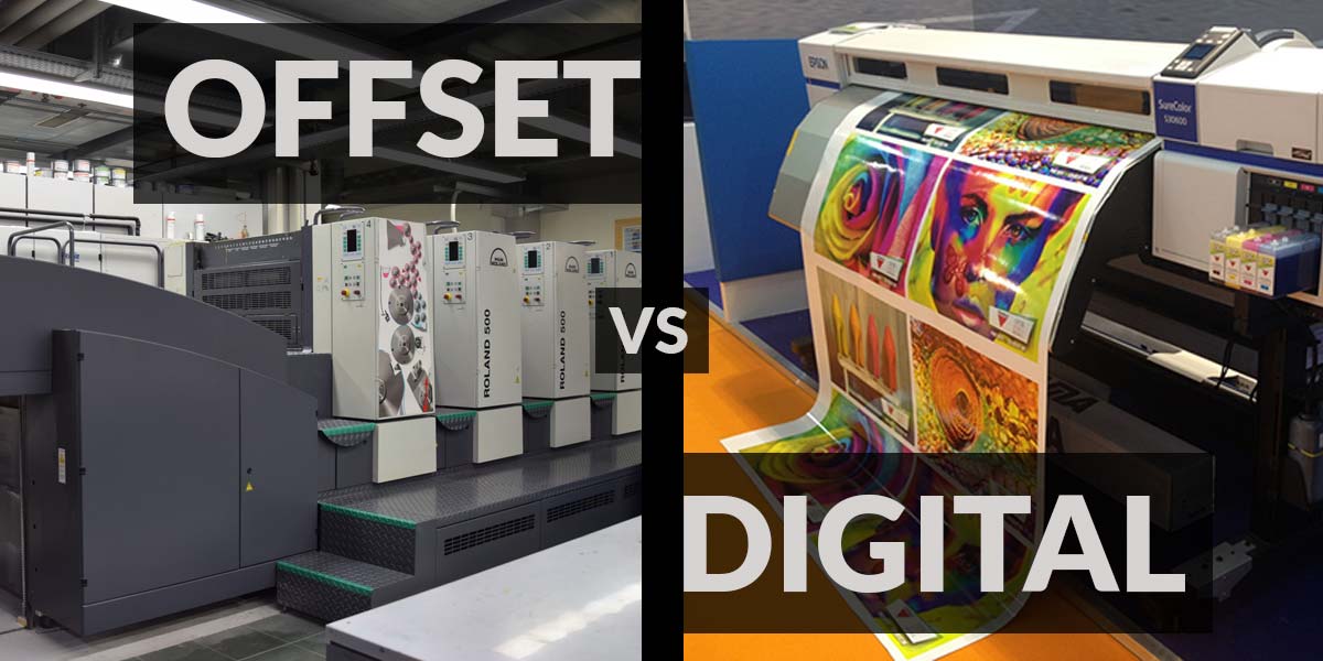 What to choose Digital Printing v/s Offset Printing?