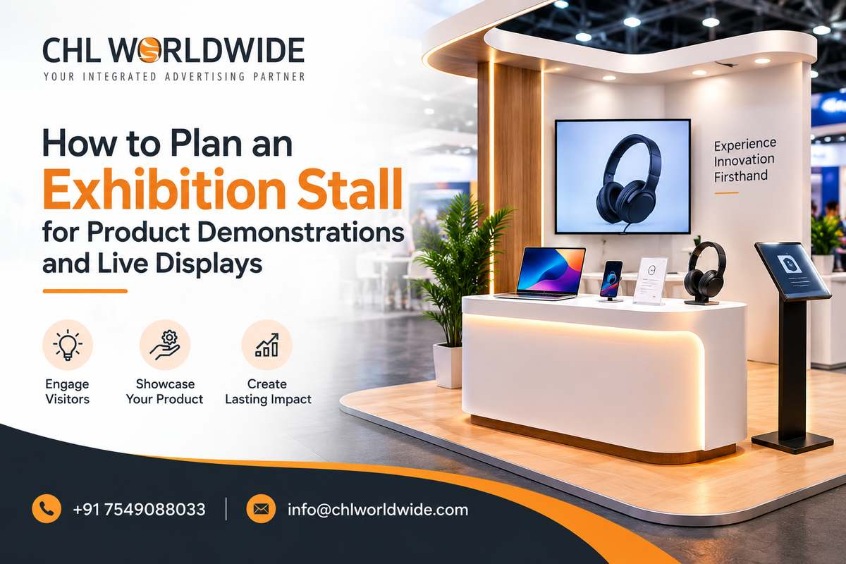 How to Plan an Exhibition Stall for Product Demonstrations and Live Displays