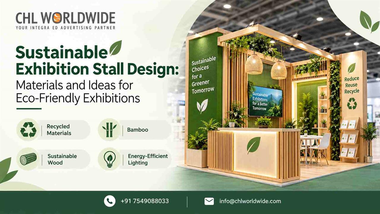 Sustainable Exhibition Stall Design: Materials and Ideas for Eco Friendly Exhibitions